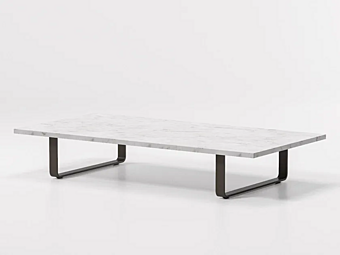 Tavolino da giardino in marmo KETTAL collezione Bitta