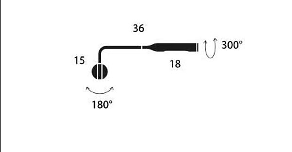 Lampada da parete in alluminio dimmerabile LED Lumina collezione Flo 975, 976 fabbrica Lumina dall'Italia. Foto №15