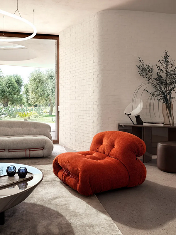 Poltrona in tessuto Soriana CASSINA fabbrica CASSINA dall'Italia. Foto №3