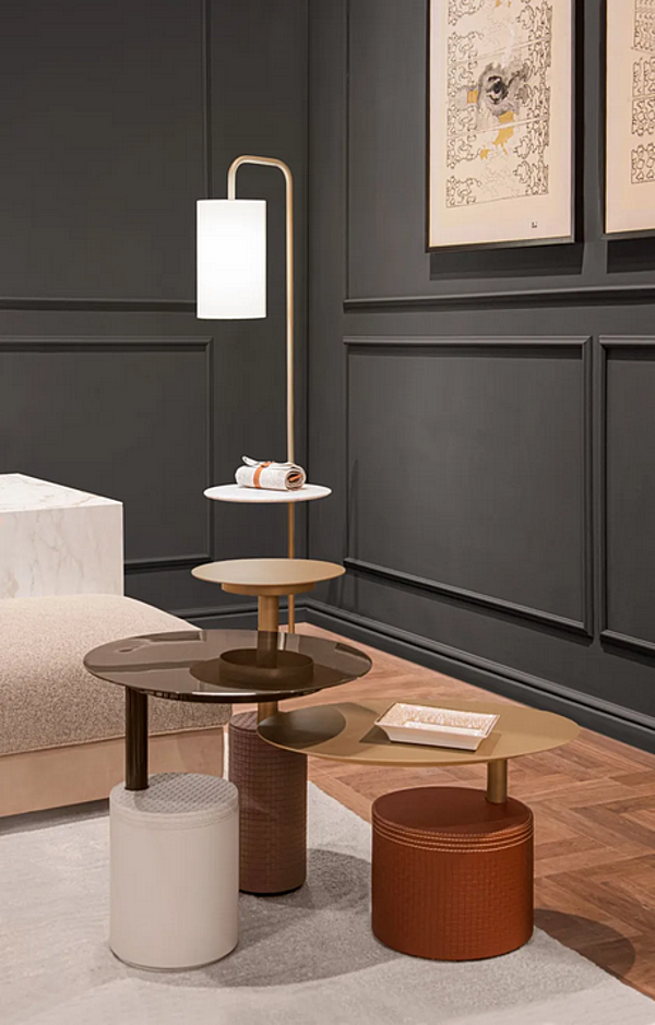 Лампа напольная с мраморными деталями FORMITALIA CLUB CLUB_FloorLamp-A fabbrica FORMITALIA dall'Italia. Foto №2