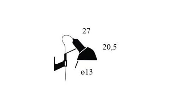 Lampada da parete regolabile in alluminio Naomi Lumina 330 fabbrica Lumina dall'Italia. Foto №8