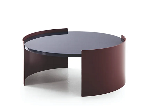 Tavolino da caffè rotondo basso in legno Bowy CASSINA fabbrica CASSINA dall'Italia. Foto №3