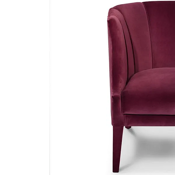 Poltrona con braccioli in velluto BRABBU collezione Begonia fabbrica BRABBU dall'Italia. Foto №6